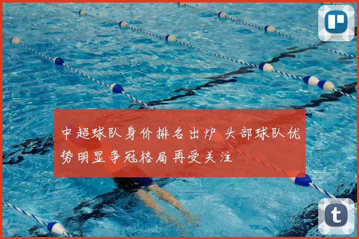 中超球队身价排名出炉 头部球队优势明显争冠格局再受关注