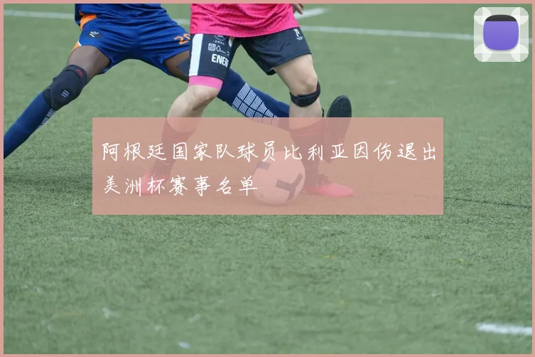 阿根廷国家队球员比利亚因伤退出美洲杯赛事名单